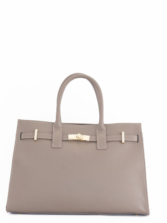 Burgundy Leather Women's Tote Bag