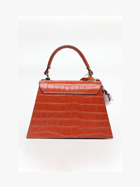 Leather Women's Satchel Bag Beige / Vanilla