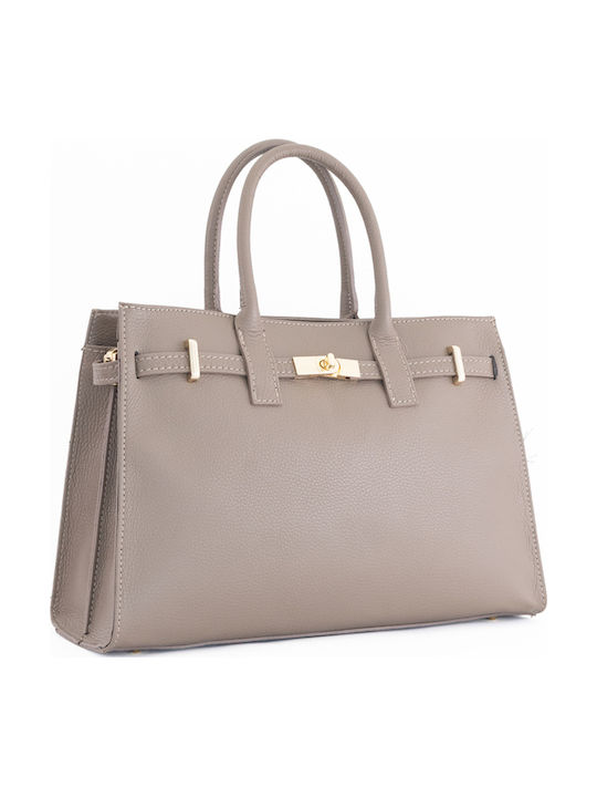 Burgundy Leather Women's Tote Bag