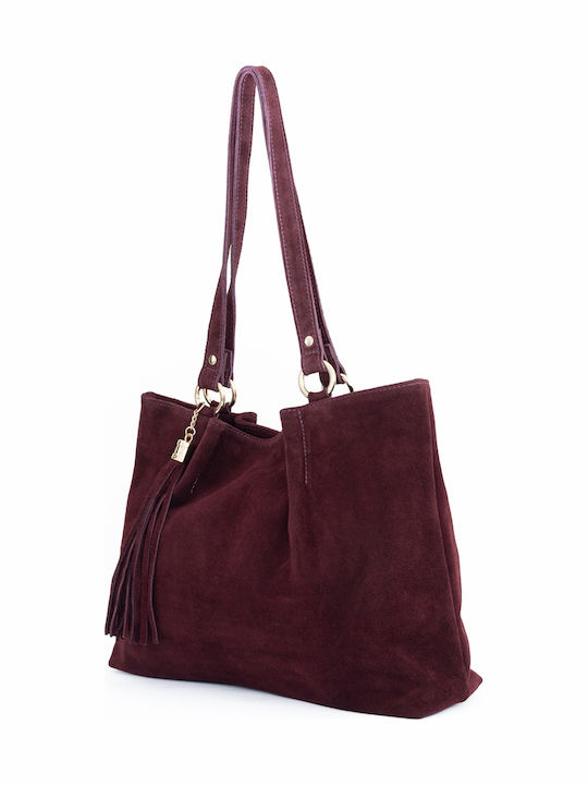 Leather Women's Tote Bag Brown Chocolate