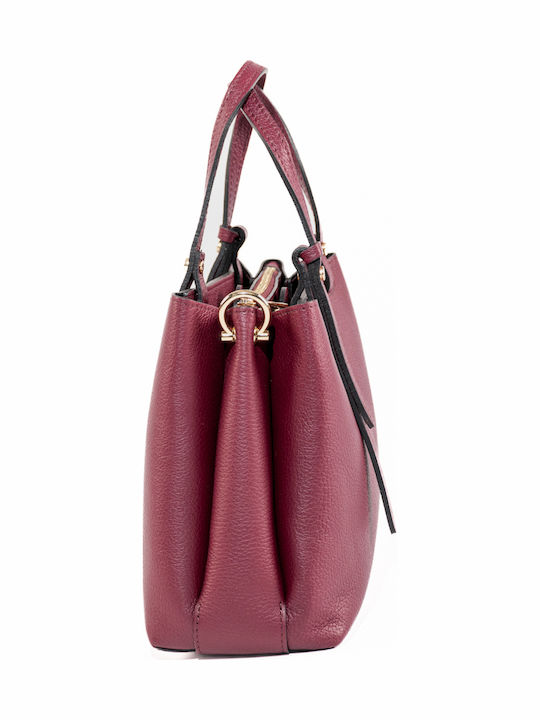 Brown Chocolate Leather Women's Tote Bag