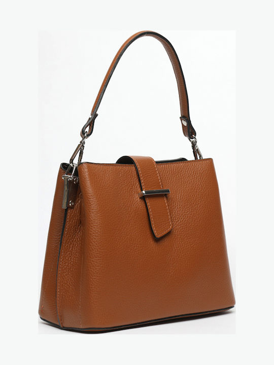 Leather Women's Flap Bag Black