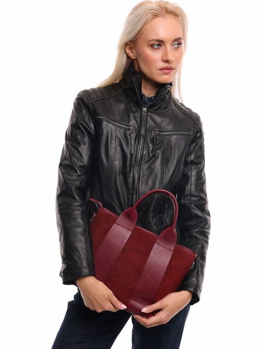 Damen-Tote-Tasche aus Leder Taype