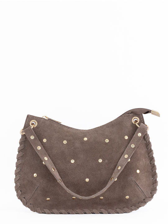 Leather Women's Shoulder Bag Black