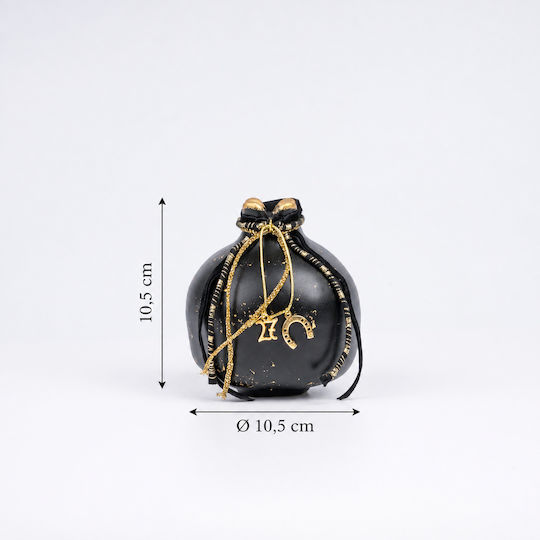Philio Handmade Tabletop Pomegranate Lucky Charm Black Ceramic 2027 10.5x10.5cm Philio Handmade Tabletop Pomegranate Lucky Charm Black Ceramic 2027 10.5x10.5cm
