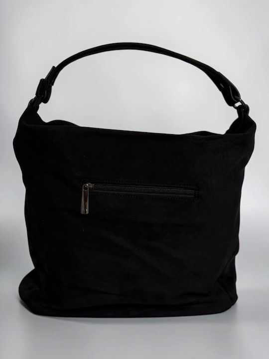 Women's Suede Handbag Black