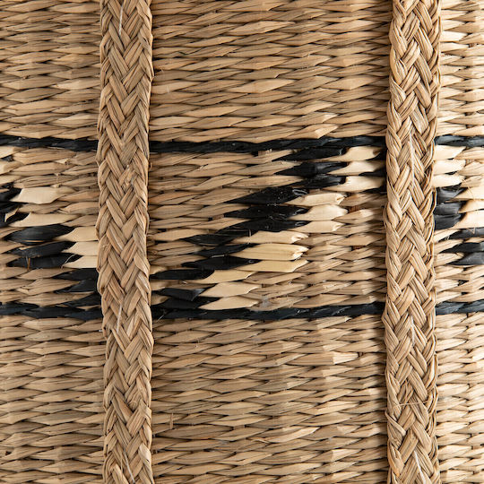La Redoute Interieurs Dekorativer Korb aus Korbweide mit Griffen Schwarz 35 x 35 cm