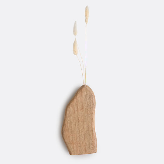 La Redoute Interieurs Vazǎ din Lemn Bej x16xÎ17cm La Redoute Interieurs Vazǎ din Lemn Bej x16xÎ17cm