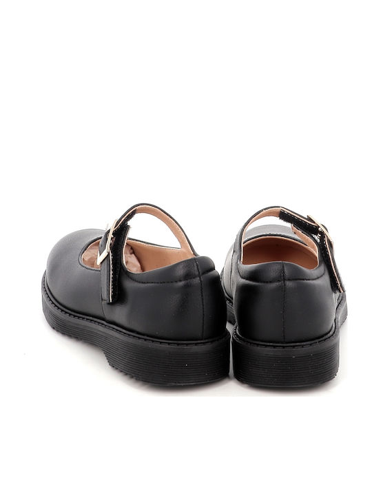 Kinder Ballerinas mit Klettverschluss Schwarz