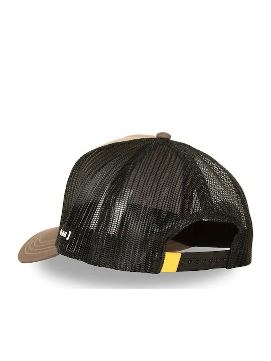 Șapcă Trucker Road Runner Looney Tunes Bej Maro Capslab Șapcă Trucker Road Runner Looney Tunes Bej Maro Capslab