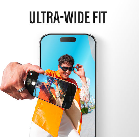 PanzerGlass Displayschutzfolie iPhone 17 iPhone 16 Pro Ultra-Wide Fit mit EasyAligner