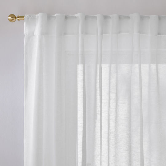La Redoute Interieurs Перде с тунел Комплект от 2 Пердета със Скритите Примки 250x140 Cm 140x250см.