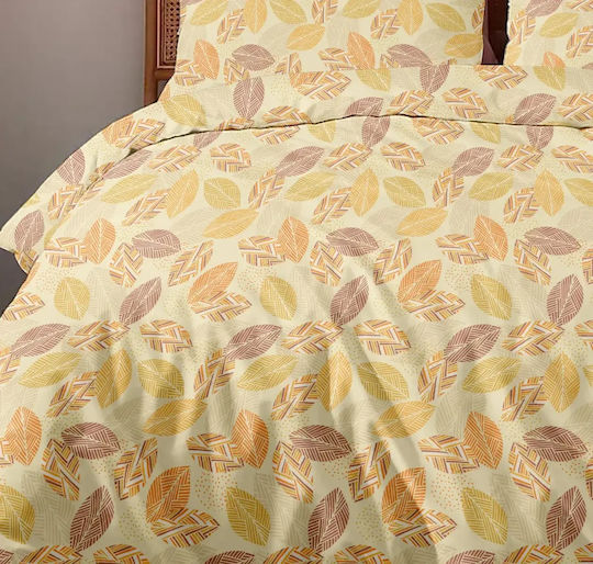 Cokitex Aspen Terra Winter Pleasure Single Bed Sheet Set 170x270cm Terra (3 Pieces)