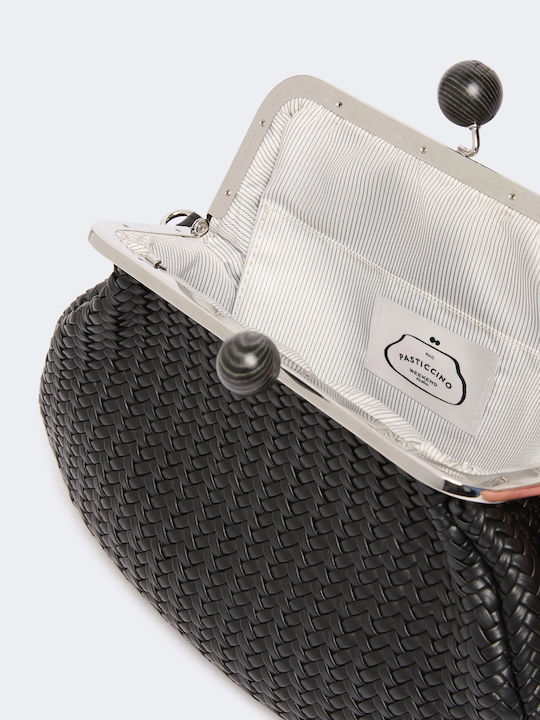 Black Leather Women's Shoulder Bag