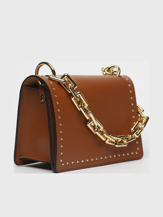 Leather Women's Flap Bag Black