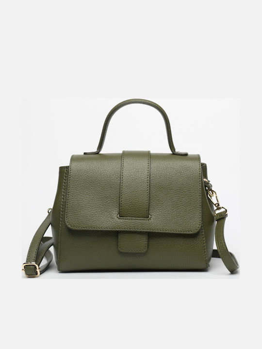 Leather Women's Satchel Bag Brown Chocolate