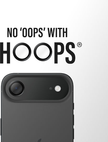 PanzerGlass Hoops Προστασία Κάμερας Tempered Glass Μαύρο για το iPhone Air