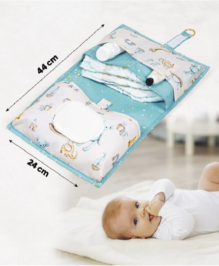 Aberto Design Blue Baby Toiletry Bag for Cosmetics