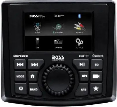 Boss Marine Ράδιο Multimedia Player 4x60w Mε 3" Tft Lcd Οθόνη