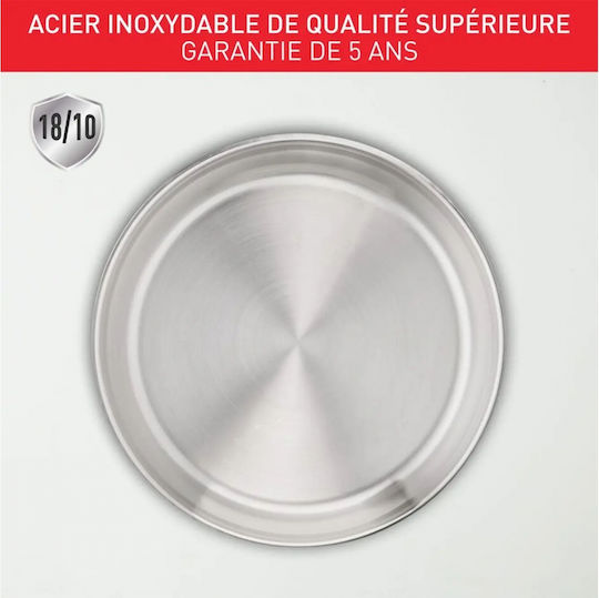 Tefal Ingenio Emotion Σετ Μαγειρικά Σκεύη από Ανοξείδωτο Ατσάλι με Κεραμική Επίστρωση 3 τεμαχίων