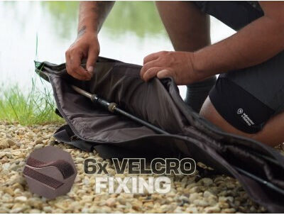Zfish Z-Core Zf-8071 Zweifächrige Rutentasche 208 Cm Für 3,9 M Lange Zweiteilige Ruten
