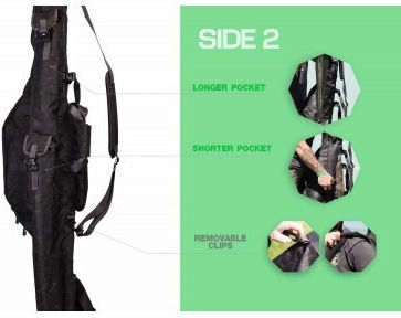 Zfish Z-core Elite Zf-7609 Two-compartment Rod Bag 165 Cm Two-piece 3.6 M Rods 2 Compartments