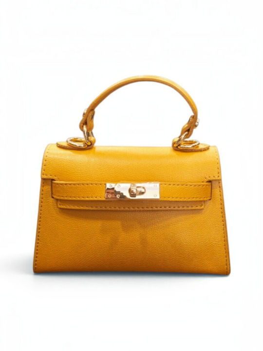 Damen-Flap-Tasche Aus Leder Rosa
