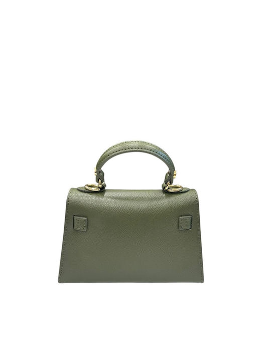Damen-Flap-Tasche Aus Leder Rosa