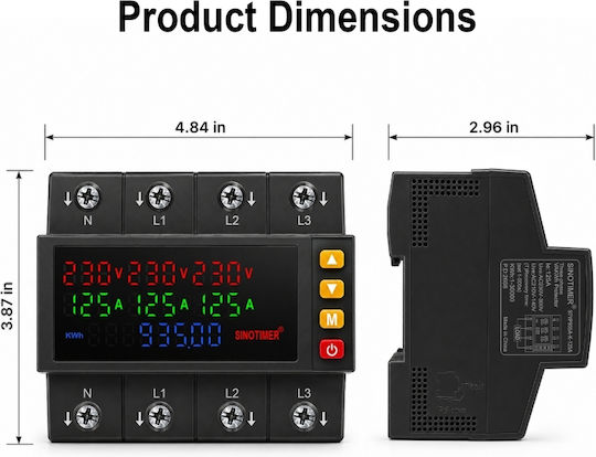 Sinotimer STVP935A-K-125A 125A DIN Rail Switch