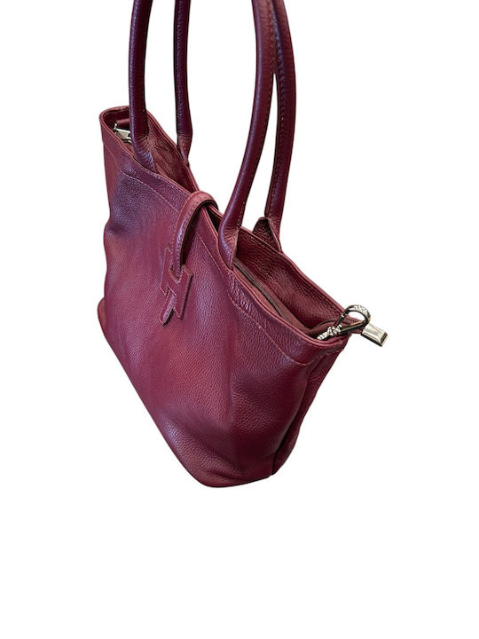 Leather Women's Tote Bag Khaki