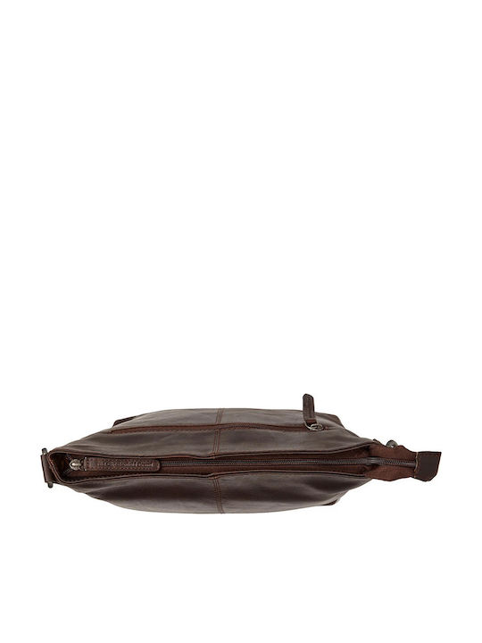 Jen Leather Women's Shoulder / Crossbody Bag Brown