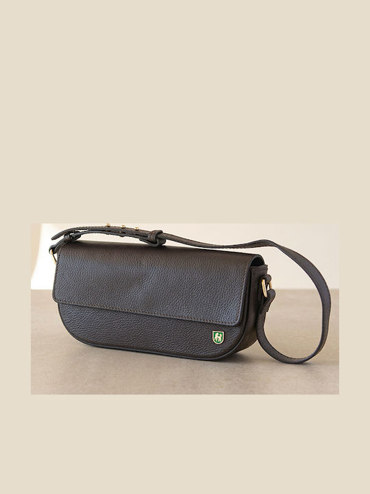 Schwarze Damen-Clutch aus Leder
