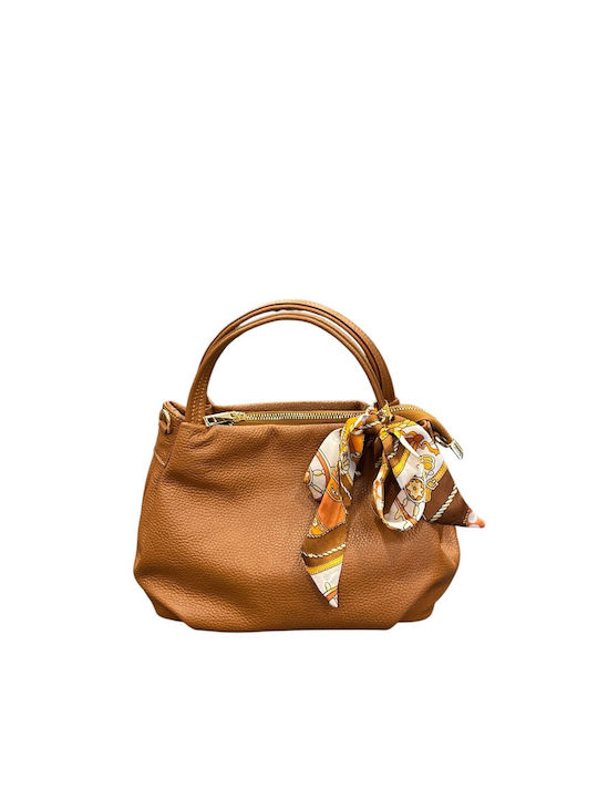 Leather Women's Tote Bag Golden