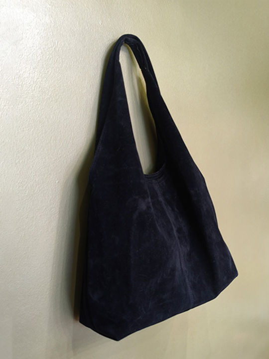 Damen-Hobo-Tasche aus schwarzem Wildleder