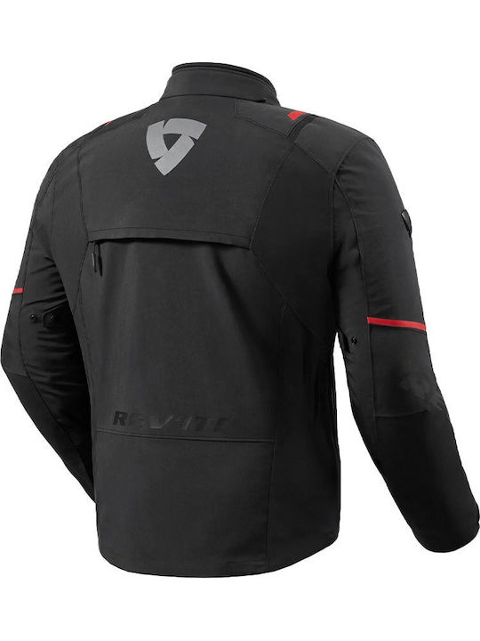 Rev'IT Fractal Men's 4-Season Waterproof Black Motorcycle Jacket Rev'IT Fractal Men's 4-Season Waterproof Black Motorcycle Jacket