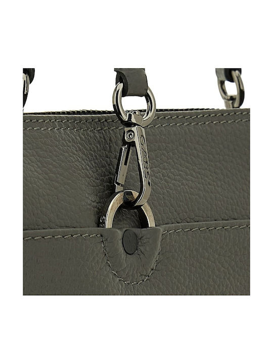 Leather Women's Tote Bag Lava