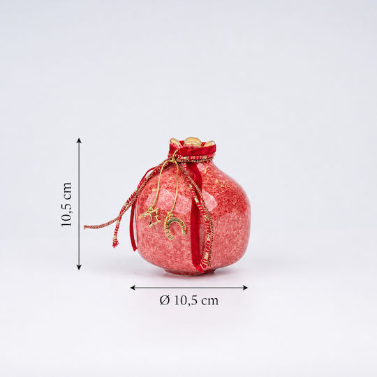 Philio Handmade Pomegranate Lucky Charm Red Ceramic 2027 10.5x10.5cm Philio Handmade Pomegranate Lucky Charm Red Ceramic 2027 10.5x10.5cm