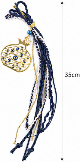 Philio Handmade Hanging Pomegranate Charm Made of Metal 2027 35cm