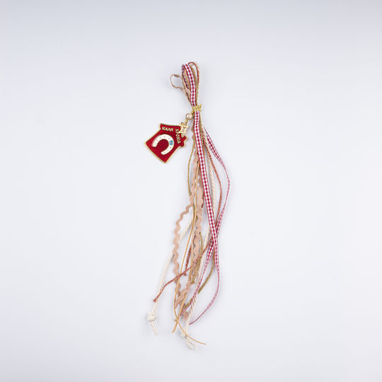 Philio Handmade Hanging Home Lucky Charm Red Metal 2027 35cm Philio Handmade Hanging Home Lucky Charm Red Metal 2027 35cm