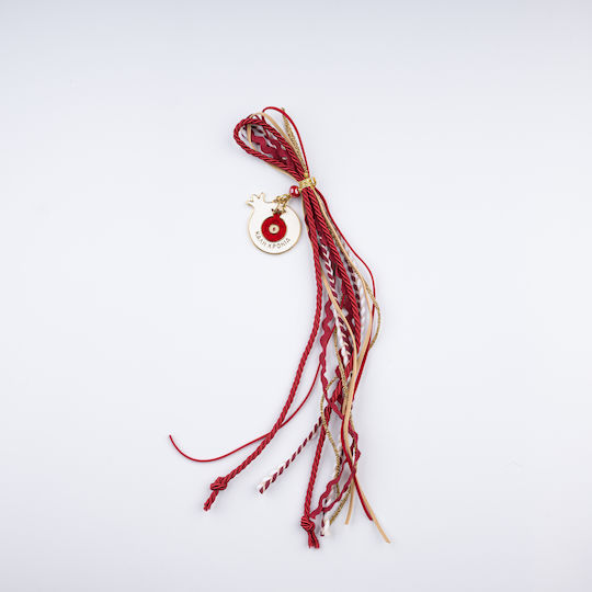 Philio Handmade Hanging Pomegranate Charm White Metal 2027 35cm Philio Handmade Hanging Pomegranate Charm White Metal 2027 35cm
