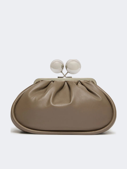 Leather Women's Clutch Mud