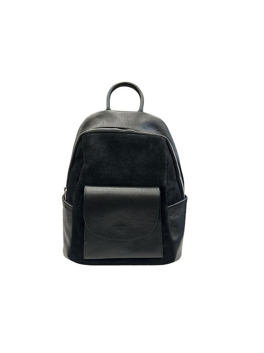 Khaki Leather Women's Backpack