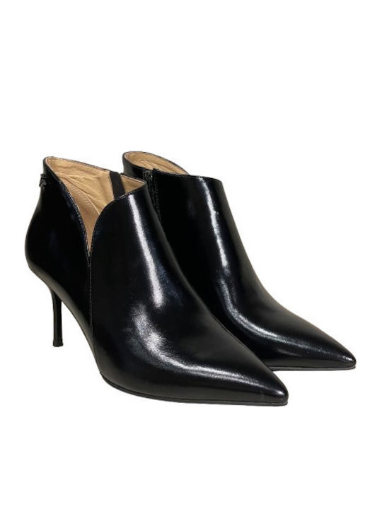 Damen-Stiefeletten mit hohem Absatz Schwarz