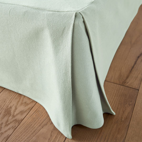 La Redoute Interieurs Κάλυμμα Βάσης Κρεβατιού Πράσινο 160x200cm