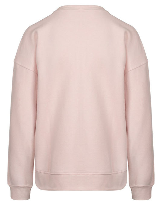 DKNY Damenbluse aus Baumwolle, Langärmelig, Rosa