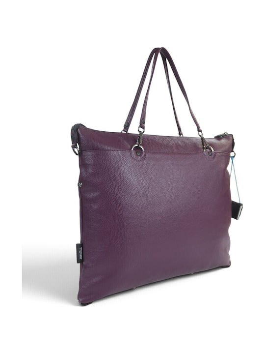 Leather Women's Tote Bag Italy Imperial Magenta
