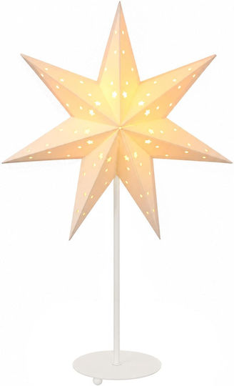 vidaXL Illuminated Christmas Star Plastic Warm White 55x15x70 cm