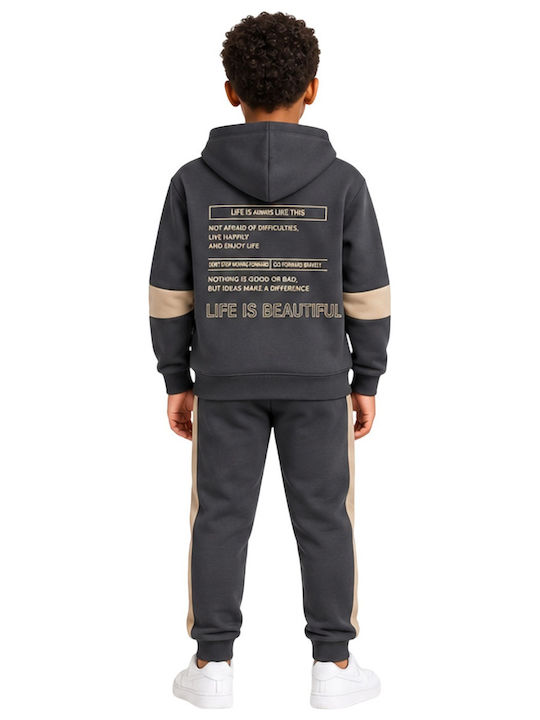 Action Sportswear Σετ Φόρμας Γκρι