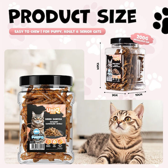 Fish Treats for Elderly Cats 200g