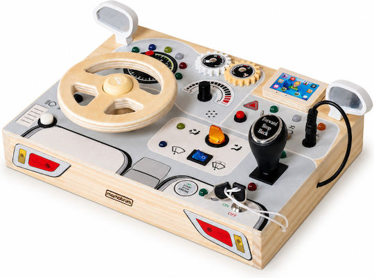 Wooden Steering Wheel with Music, Lights and Sounds